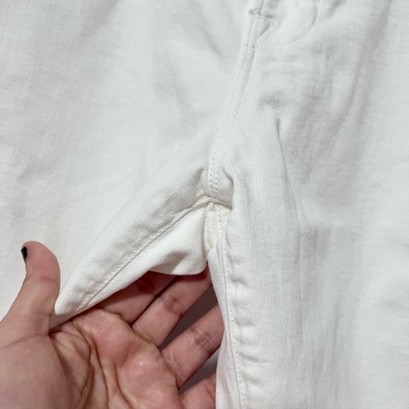 Frame button fly skinny White Denim Jeans 30 - Picture 5 of 10
